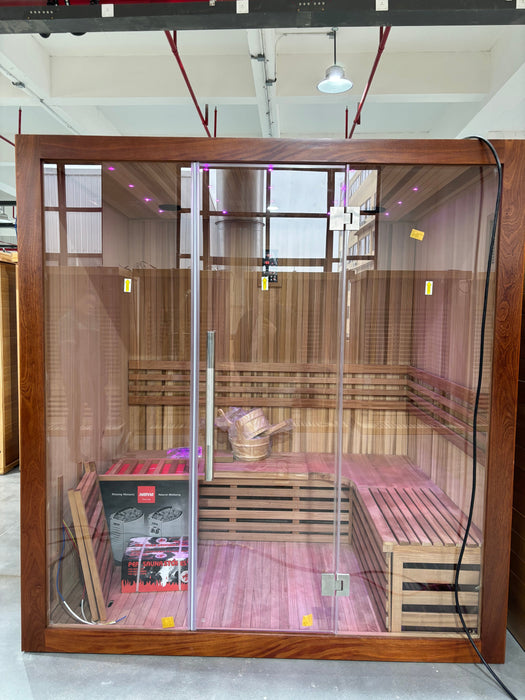 SAUNA EVOLUTION® 3 Person Traditional Steam Sauna Modern Relax 2