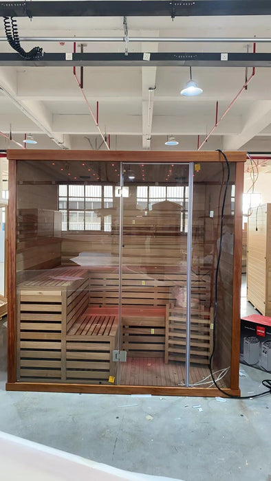 SAUNA EVOLUTION® Indoor Therapy Wood Steam Sauna Room