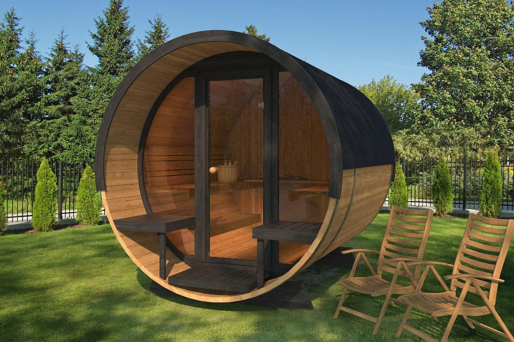 SAUNA EVOLUTION® Barrel Sauna Serenity Nature Air 7