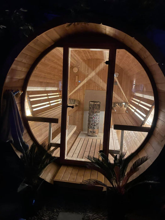 SAUNA EVOLUTION® Barrel Sauna Serenity Nature Air 7