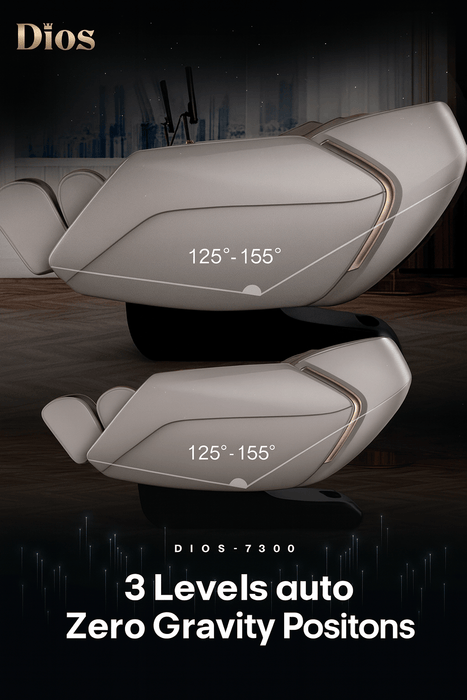 Kahuna Chair Dios 7300 Massage Chair 7D Dual-Core Air Roller SL-Track System