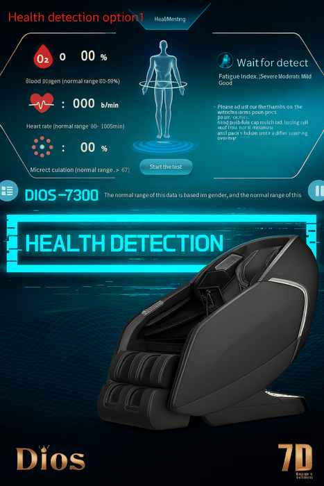 Kahuna Chair Dios 7300 Massage Chair 7D Dual-Core Air Roller SL-Track System