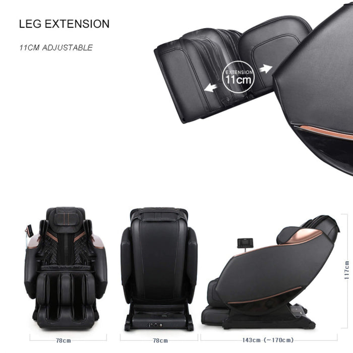 Airvana Zenith Full Body Zero Gravity Shiatsu Massage Chair With Heat And Voice Control (SAK93154) - Elite Recovery Wellness