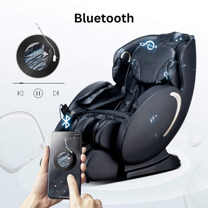 Bosscare Full Body 3D Zero Gravity Shiatsu Recliner Massage Chair With App (SAK32840) - Elite Recovery Wellness