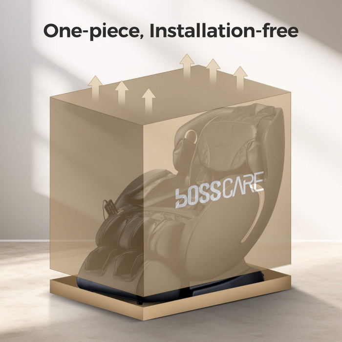 Bosscare Full Body 3D Zero Gravity Shiatsu Recliner Massage Chair With App (SAK32840) - Elite Recovery Wellness