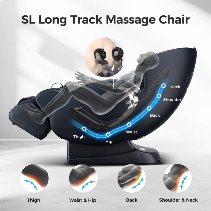 Bosscare Full Body 3D Zero Gravity Shiatsu Recliner Massage Chair With App (SAK32840) - Elite Recovery Wellness