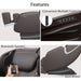 Bosscare Full - Body Zero - Gravity Leather Massage Chair With Zero Gravity And Bluetooth [GR8012] (SAK12074) - Elite Recovery Wellness