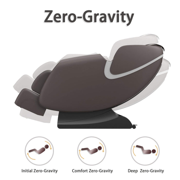 Bosscare Full - Body Zero - Gravity Leather Massage Chair With Zero Gravity And Bluetooth [GR8012] (SAK12074) - Elite Recovery Wellness