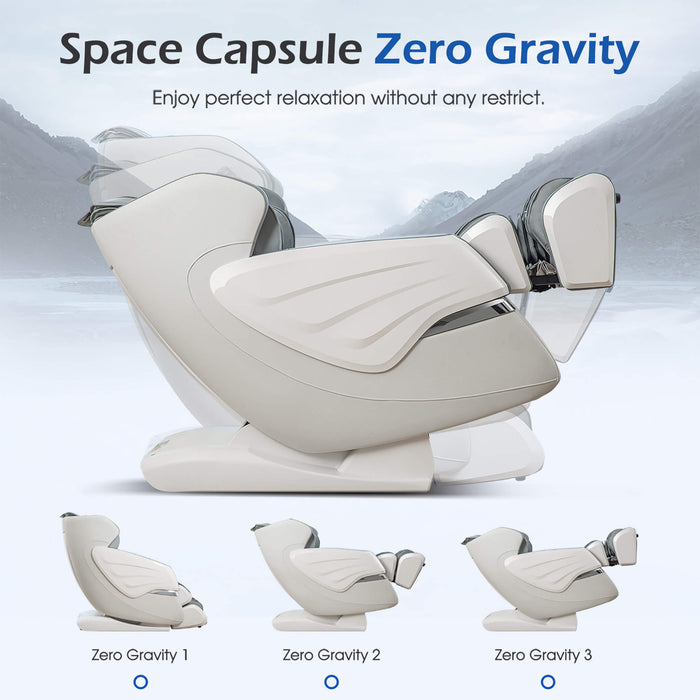 Bosscare Premium Full Body Zero Gravity Massage Chair With Ai Voice And App Control, Gray (SAK35970) - Elite Recovery Wellness