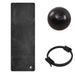 Pilates Accessories Bundle - Yoga Mat, Magic Ring and Pilates Ball - Elite Recovery Wellness