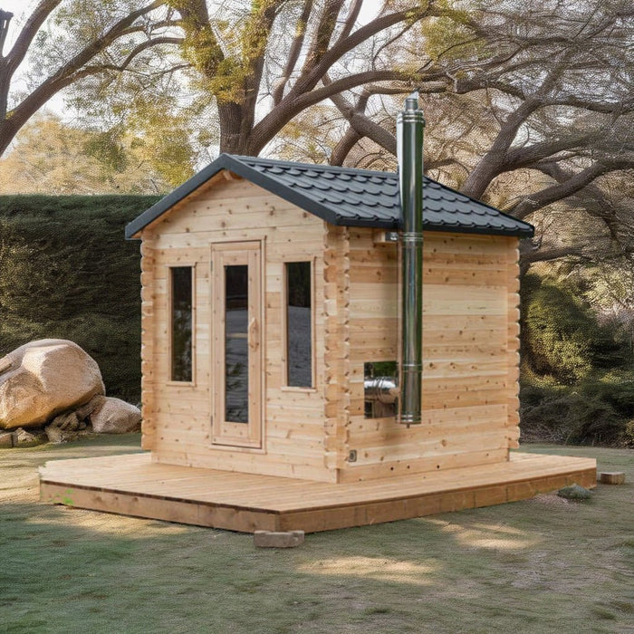 Dundalk LeisureCraft Canadian Timber Georgian Cabin Sauna – Model CTC88W