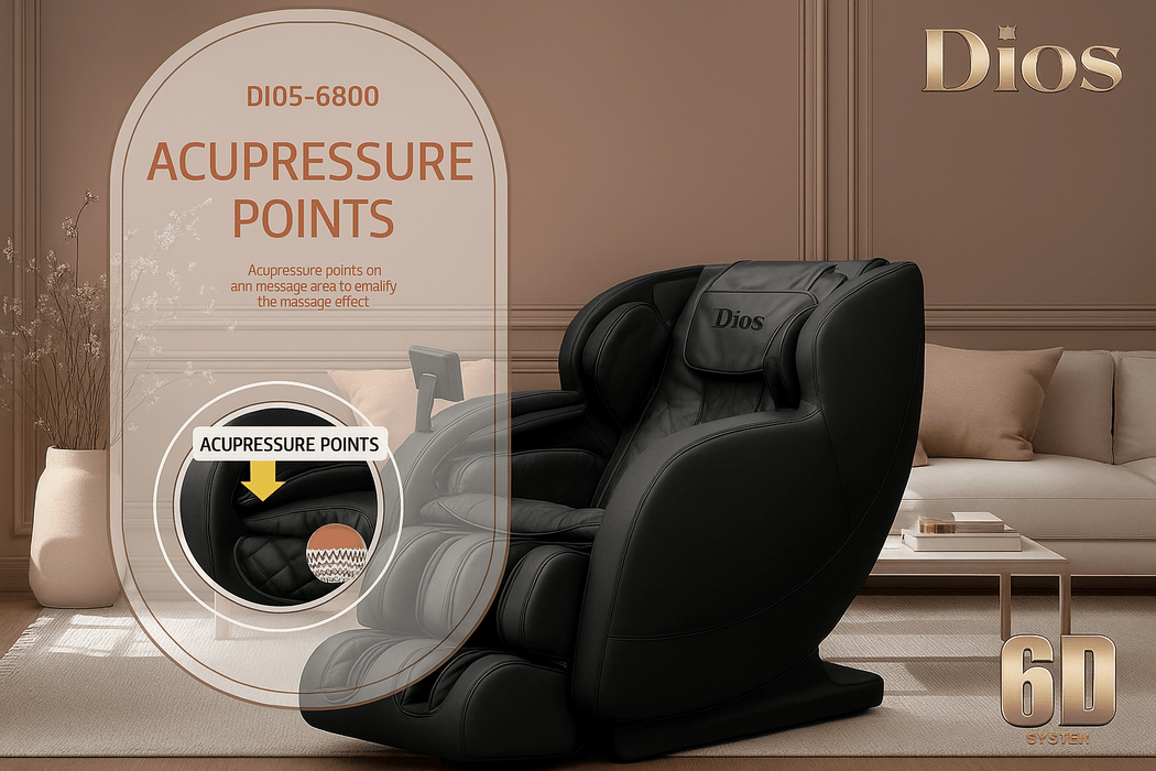 Kahuna Chair Dios 6800 6D AI Luxury Home Spa Massage Chair