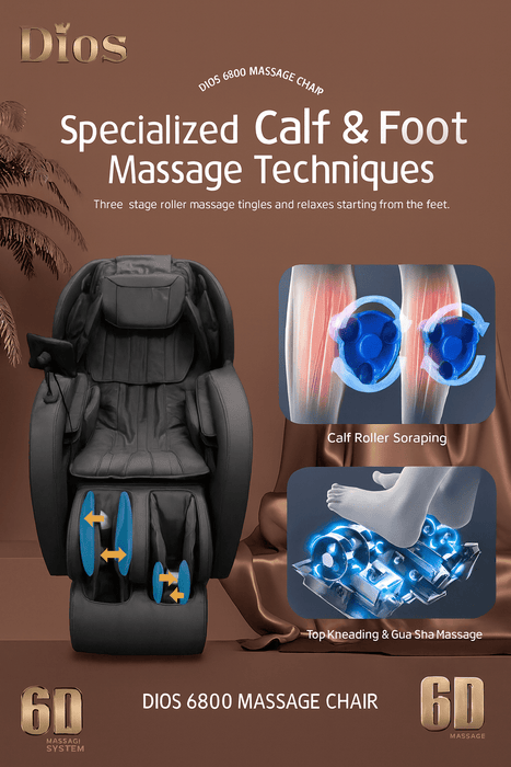 Kahuna Chair Dios 6800 6D AI Luxury Home Spa Massage Chair