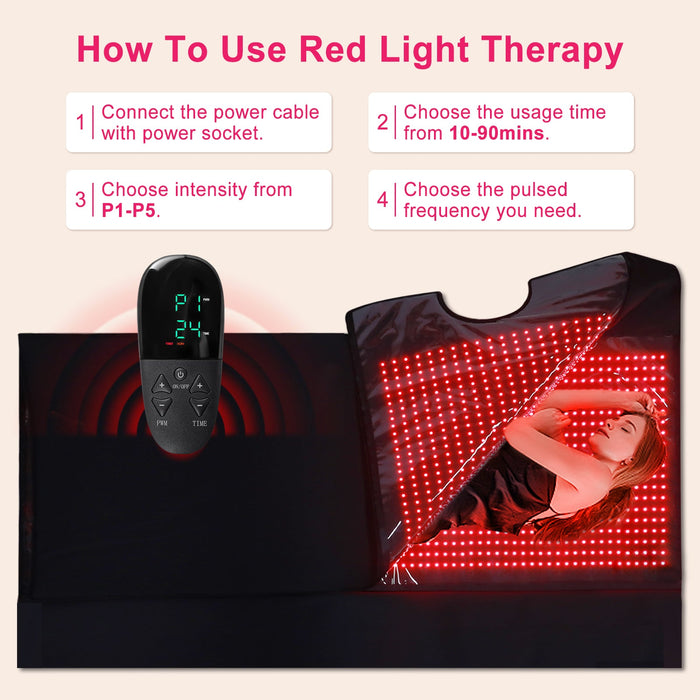 Red Light Therapy Blanket with Near Infrared