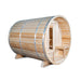 Dundalk Leisurecraft 4 - Person Canadian Timber Serenity Barrel Sauna With Solid Wood Benches [CTC2245W] (SAK94862) - Elite Recovery Wellness