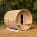 Dundalk Leisurecraft 4 - Person Canadian Timber Serenity Barrel Sauna With Solid Wood Benches [CTC2245W] (SAK94862) - Elite Recovery Wellness