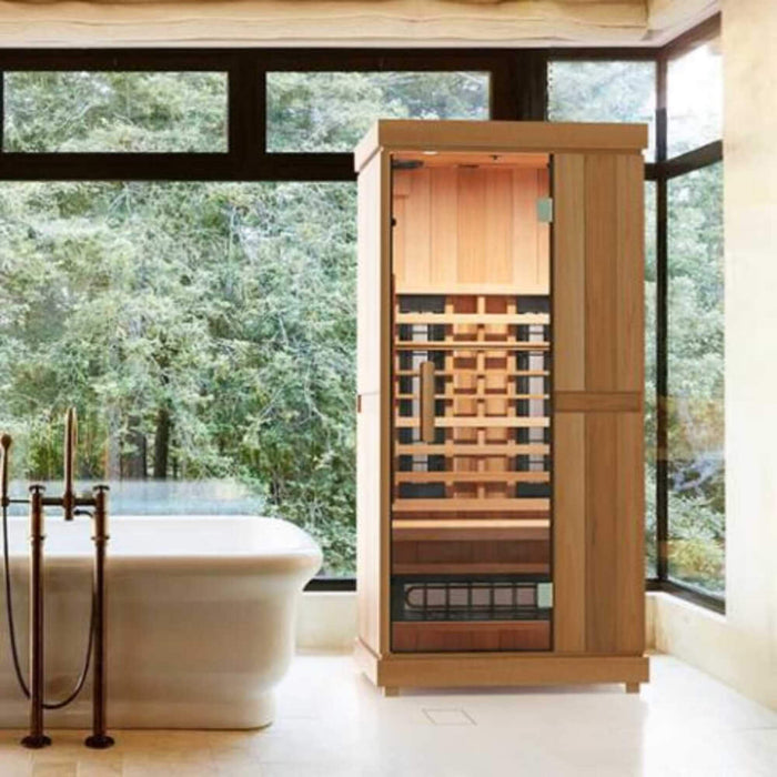 Finnmark FD-1 Full-Spectrum 1-Person Infrared Sauna with Bluetooth Audio