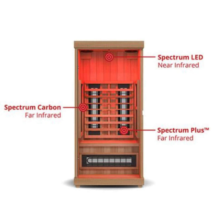 Finnmark FD-1 Full-Spectrum 1-Person Infrared Sauna with Bluetooth Audio