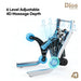 PRE - Order: Dios Flexa – World’s First 181° Full - Body Hyper - Extension Stretching Chair | Industry’s Longest 56″ SL - Track, 6 - Level 4D Rollers & First - Ever 4 - Step Precision Ankle Massage - Elite Recovery Wellness