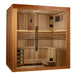 Golden Designs 2025 "Copenhagen Edition" 3 - Person Traditional Sauna – Canadian Red Cedar & Pacific Premium Clear Cedar - Elite Recovery Wellness