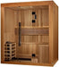Golden Designs 2025 "Copenhagen Edition" 3 - Person Traditional Sauna – Canadian Red Cedar & Pacific Premium Clear Cedar - Elite Recovery Wellness