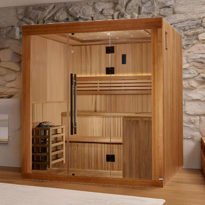 Golden Designs 2025 “Osla Edition” 6-Person Traditional Sauna