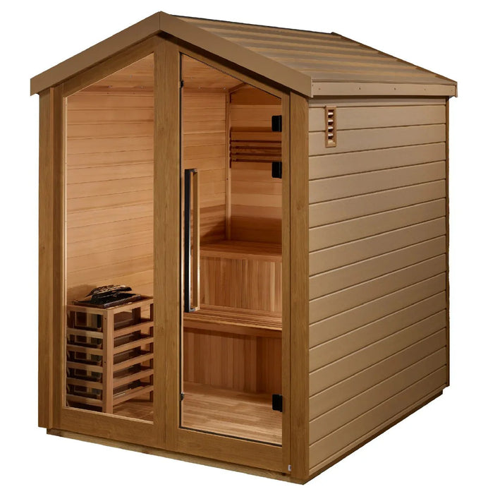 Golden Designs “Kaarina” GDI-8506-01 – 6-Person Outdoor Traditional Sauna