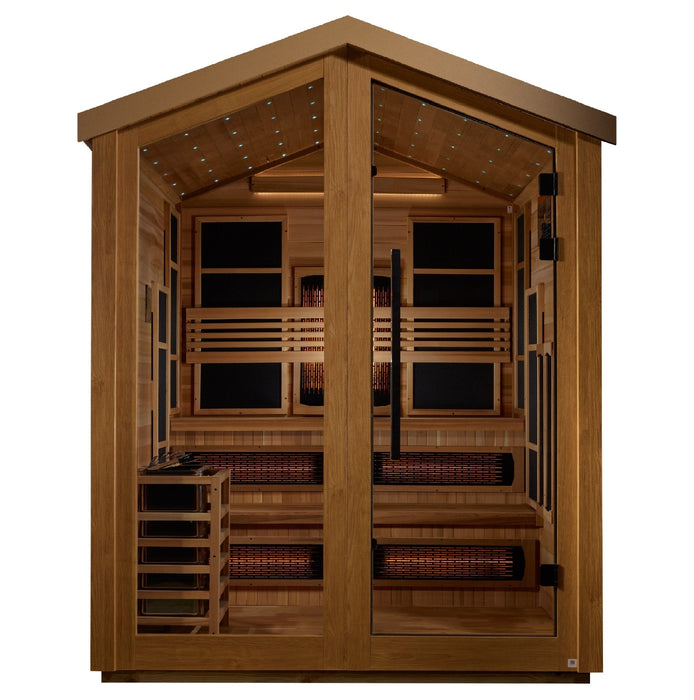 Golden Designs Kaskinen 6-Person Hybrid Outdoor Sauna