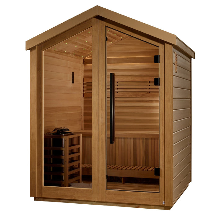 Golden Designs Savonlinna GDI-8503-01 3 Person Outdoor Traditional Cedar Sauna