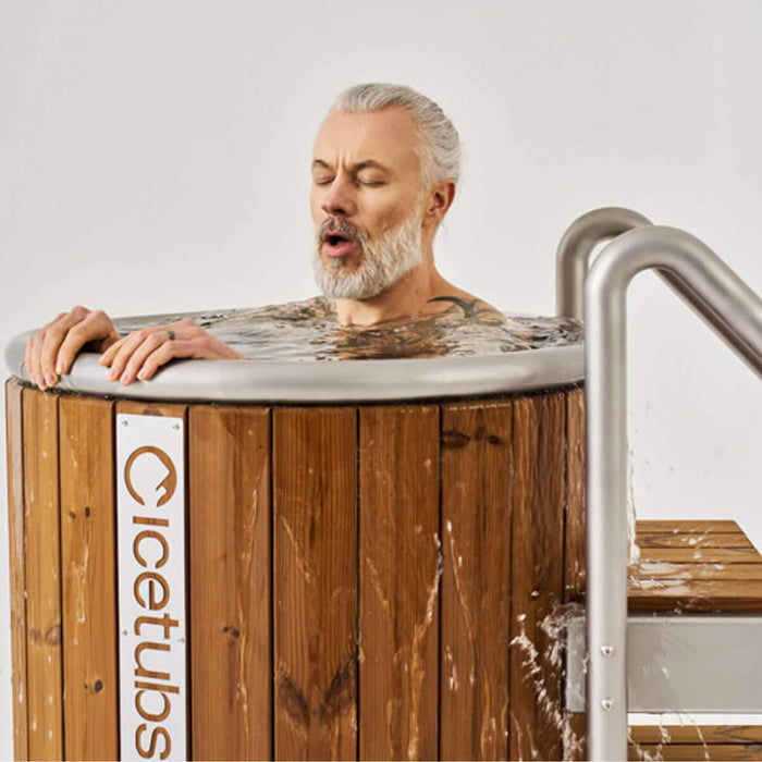 Icetubs IceBarrel Thermowood And Fiberglass Cold Plunge Immersion Tub (SAK68129) - Elite Recovery Wellness