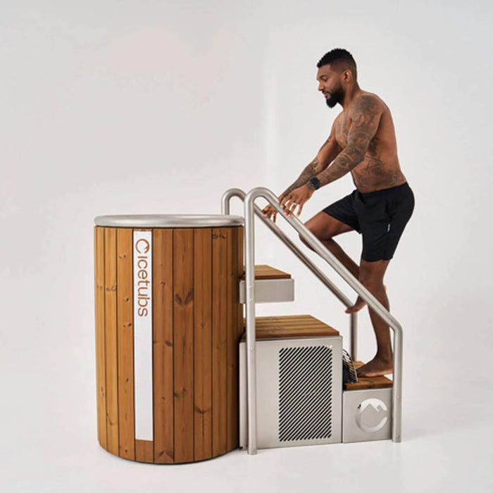 Icetubs IceBarrel Thermowood And Fiberglass Cold Plunge Immersion Tub (SAK68129) - Elite Recovery Wellness