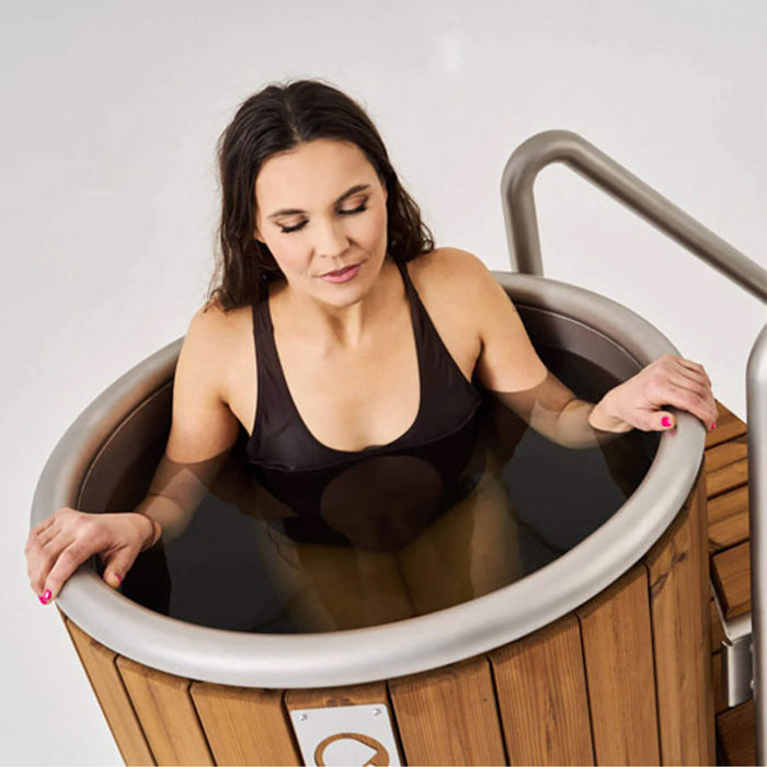Icetubs IceBarrel Thermowood And Fiberglass Cold Plunge Immersion Tub (SAK68129) - Elite Recovery Wellness