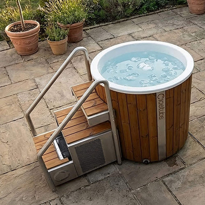 Icetubs IceBarrel XL Thermowood And Fiberglass Cold Plunge Immersion Tub (SAK35418) - Elite Recovery Wellness