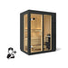 Kohler C1 Indoor Graphite Gray Alcove Design Sauna Kit (SAK93182) - Elite Recovery Wellness