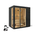 Kohler C1 Indoor Graphite Gray Alcove Design Sauna Kit (SAK93182) - Elite Recovery Wellness
