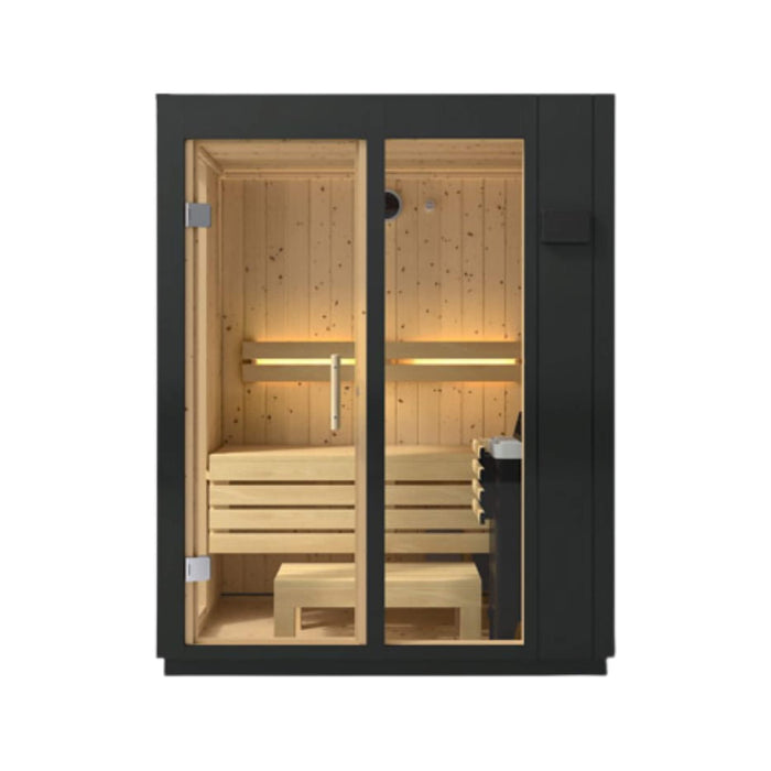 Kohler C1 Indoor Graphite Gray Alcove Design Sauna Kit (SAK93182) - Elite Recovery Wellness