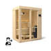 Kohler C1 Luxury Indoor Scandinavian Spruce Home Sauna Kit (SAK60418) - Elite Recovery Wellness