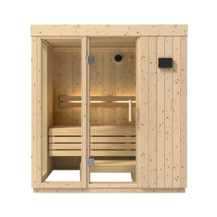 Kohler C1 Luxury Indoor Scandinavian Spruce Home Sauna Kit (SAK60418) - Elite Recovery Wellness
