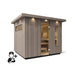 Kohler C2 Outdoor Weathered Gray Spruce Sauna Kit (SAK39184) - Elite Recovery Wellness