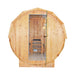 Thermora Large Premium American White Oak Outdoor Wooden Barrel Sauna With 4.5KW Sauna Heater (SAK45968) - Elite Recovery Wellness