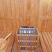 Thermora Large Premium American White Oak Outdoor Wooden Barrel Sauna With 4.5KW Sauna Heater (SAK45968) - Elite Recovery Wellness