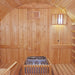 Thermora Large Premium American White Oak Outdoor Wooden Barrel Sauna With 4.5KW Sauna Heater (SAK45968) - Elite Recovery Wellness
