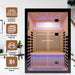 Thermora Flux Luxury 2 - Person Canadian Hemlock Wood Far Infrared Home Sauna (SAK02184) - Elite Recovery Wellness