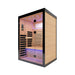 Thermora Flux Luxury 2 - Person Canadian Hemlock Wood Far Infrared Home Sauna (SAK02184) - Elite Recovery Wellness