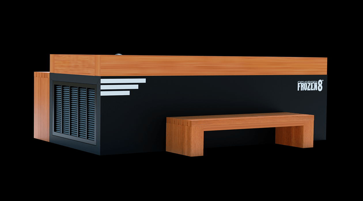 Medical Frozen 8 Cold Plunge – Essential Oil Infuser, 37°F Freezing, Indoor-Outdoor Use