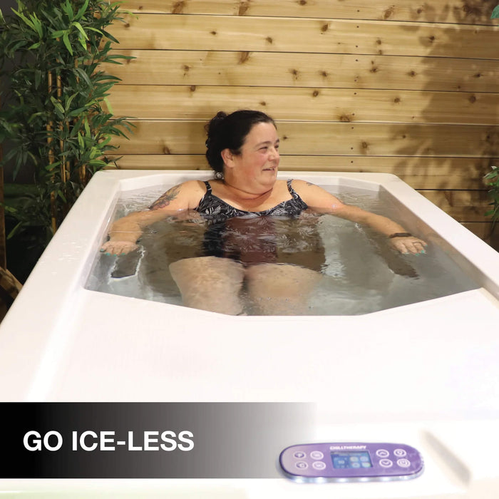 CSC 1000 Premium Cold Plunge Spa Tub With Built - In Ozone And Multi - Coloured Exterior Lighting (SAK37605) - Elite Recovery Wellness