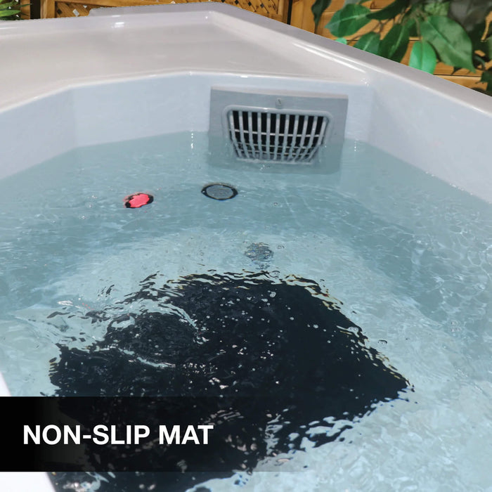 CSC 1000 Premium Cold Plunge Spa Tub With Built - In Ozone And Multi - Coloured Exterior Lighting (SAK37605) - Elite Recovery Wellness