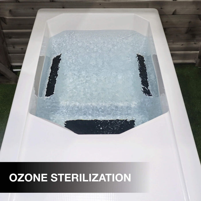 CSC 1000 Premium Cold Plunge Spa Tub With Built - In Ozone And Multi - Coloured Exterior Lighting (SAK37605) - Elite Recovery Wellness