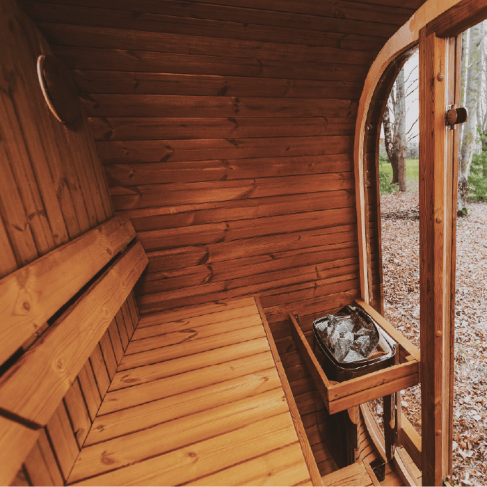 Patio Elegance MW20 Outdoor ThermoWood Sauna - Premium Outdoor Relaxation Solution - Elite Recovery Wellness