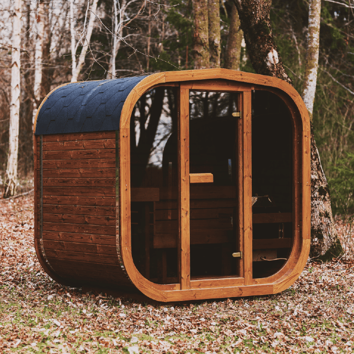 Patio Elegance MW16 ThermoWood Outdoor Sauna - Premium Outdoor Relaxation Experience - Elite Recovery Wellness